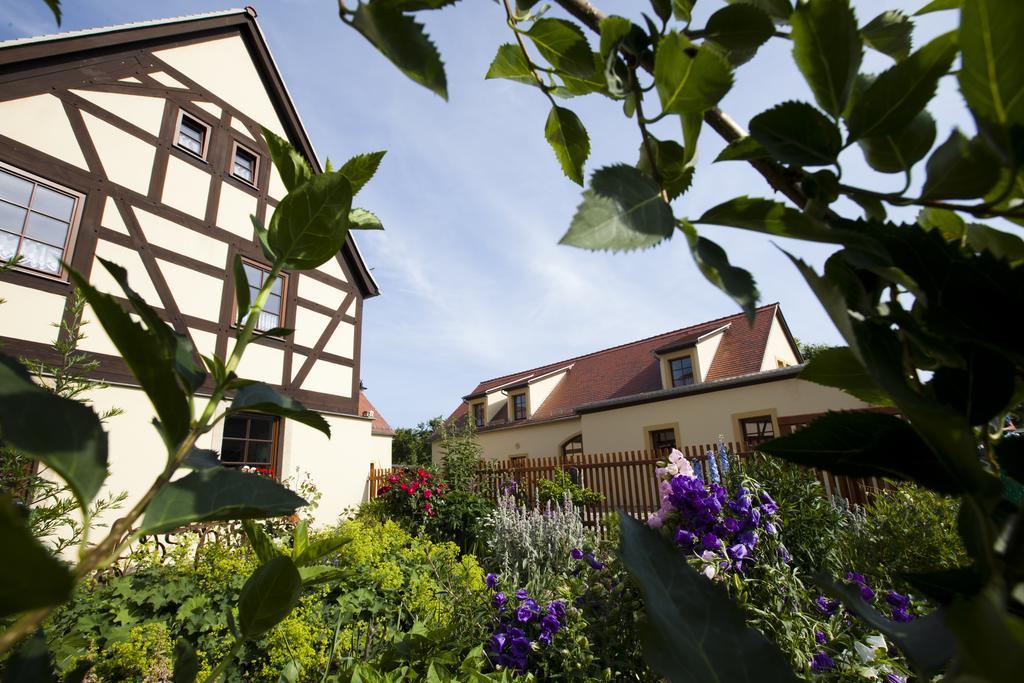 Pension Alte Schmiede Zabeltitz Exterior foto