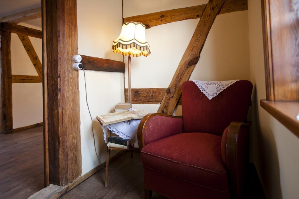 Pension Alte Schmiede Zabeltitz Exterior foto