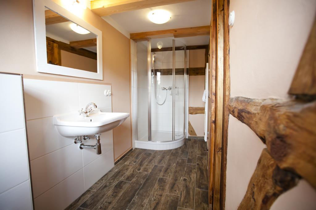 Pension Alte Schmiede Zabeltitz Quarto foto